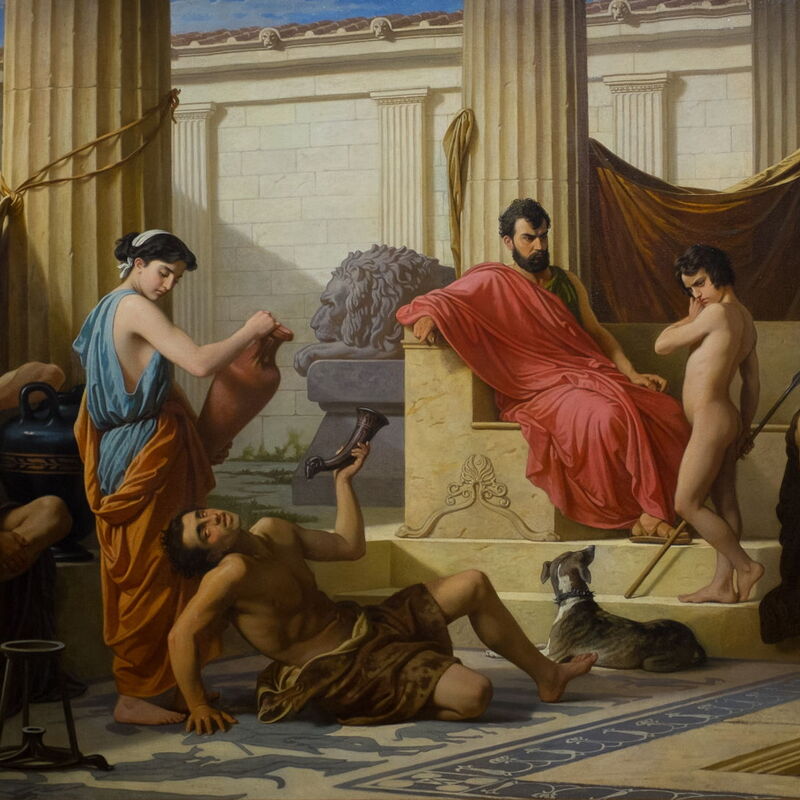 “Education in Sparta”
by  Cesare Mussini, 1850
