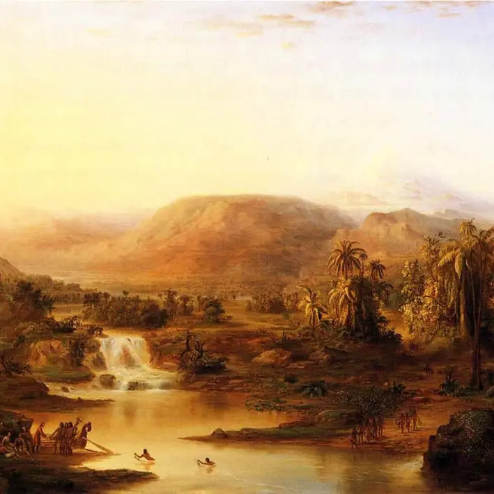 “Land of the Lotus Eaters” 
by Robert S. Duncanson, 1861
the Swedish Royal Collection
