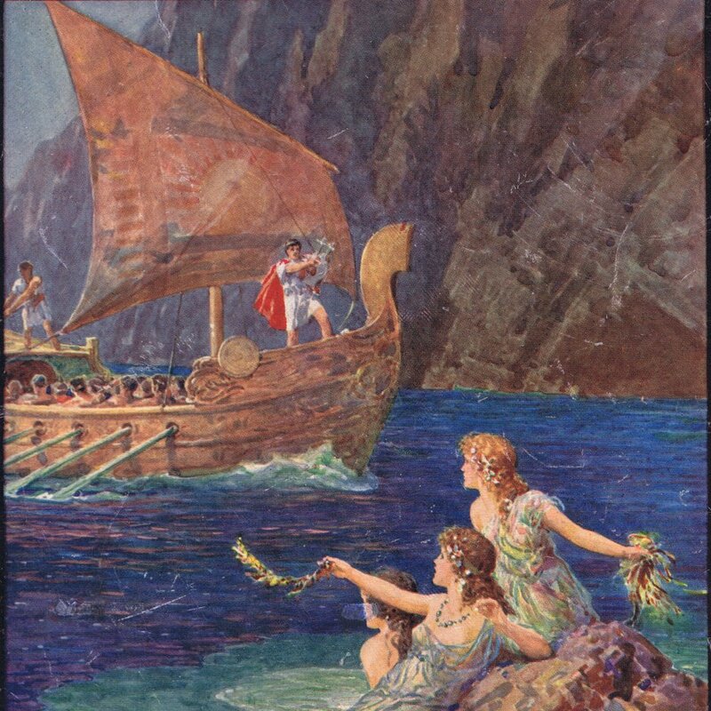 “Water nymphs calling to the Argo”
by Howard Davie
