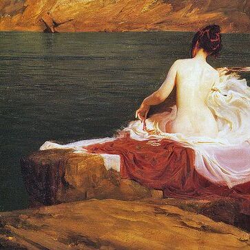 “Calypso's Isle”
by  Herbert James Draper 
