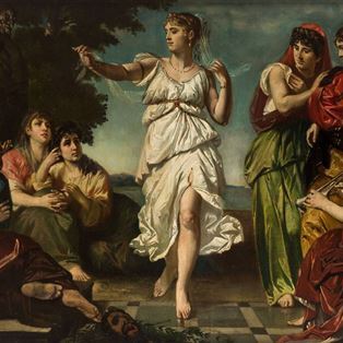 “Allegory of the Performing Arts”
by  Ernst Friedrich von Liphart, 1871
