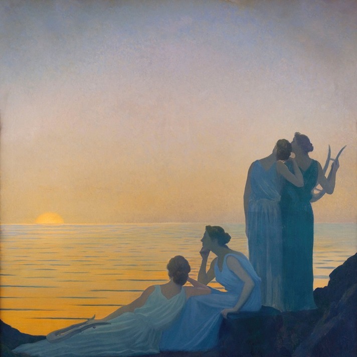 Soir Antique 
by Alphonse Osbert, 1908